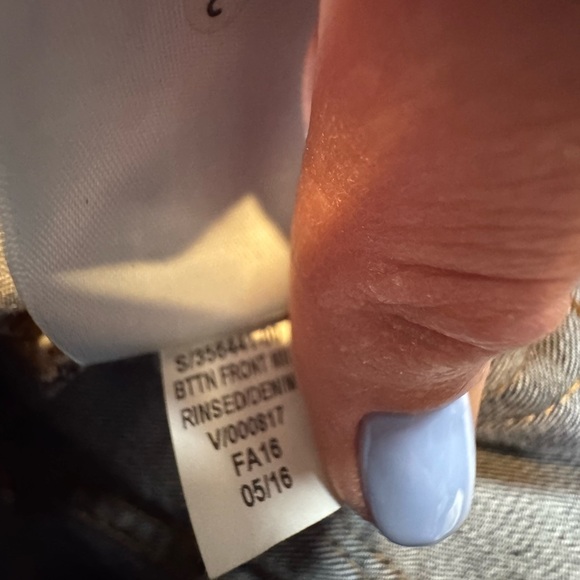 Gap 1969 Button Front Denim Mini Skirt 26 | Y2K Retro High Rise Jean Skirt D165 - Picture 8 of 8